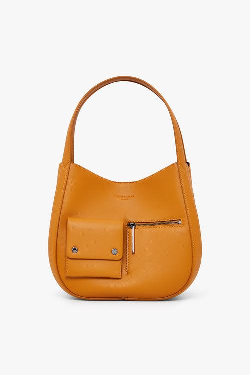 Okpta 1519426 Handbag Womens Blue Guinea Leather Bag Sz Medium Shoulder  Straps
